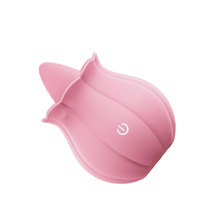 Vibrateur rose portable, étanche et rechargeable, jouet de plaisir féminin en gros d'usine