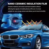 Rollo de 1.52*30m, 100% anti UV, película solar para autos con rechazo de calor HS5090, película protectora para parabrisas y ventanas de coche.