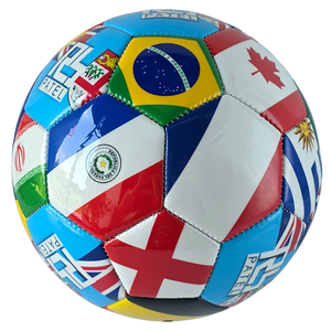 Pallone <span class=keywords><strong>da</strong></span> <span class=keywords><strong>Calcio</strong></span> in PVC Stampato con Bandiera Nazionale, Misura 5, Logo Personalizzato, per Bambini fino a 10 Anni - Product Image 6