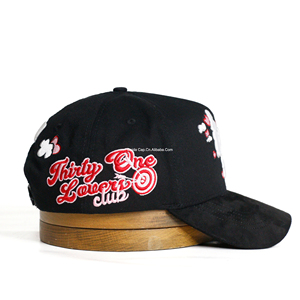 Casquette de baseball en daim à 5 panneaux avec broderie d'image et logo personnalisable, vente en gros, livraison rapide, Gorras Personalizadas Sombrero Thirty <span class=keywords><strong>One</strong></span> - Product Image 6