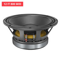 Sweton 12 IT 800 MID Altavoz de 12 Pulgadas y 1600W con Transductor Ecológico de 3 Vías, Sistema Line Array, Sonido Equilibrado para Exteriores