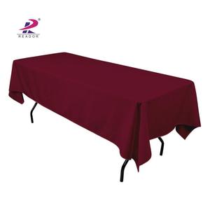 Low Price Outdoor Rectangle Durable Using White Wedding Table Cloth <strong>Linen</strong> <strong>Tablecloths</strong> Factory - Product Image 5