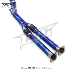 Tubos de <span class=keywords><strong>escape</strong></span> Catback más nuevos de fábrica para <span class=keywords><strong>Nissan</strong></span> <span class=keywords><strong>GTR</strong></span>/R35 3.8TT 2008-2023 titanio Y Sistema de silenciador de tubo de <span class=keywords><strong>Escape</strong></span> - Product Image 4