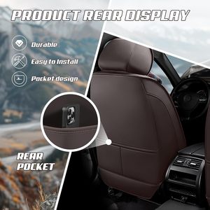 Coprisedili per <span class=keywords><strong>Ford</strong></span> F-150/F-250/F-350 2009-2025, Eleganti in Ecopelle Sportiva, Impermeabili, Resistenti all'Usura, Set Completo Premium - Product Image 2