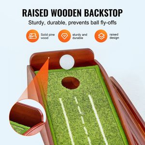DB Wholesale Indoor Golf Putting Mat Aide à la pratique de l'entraînement pour les golfeurs Tapis de putting vert de haute qualité - Product Image 5