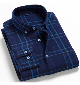 OEM/ODM Camisas Para Hombres Chemise à capuche pour <span class=keywords><strong>homme</strong></span> à <span class=keywords><strong>carreaux</strong></span> manches longues Flanelle lourde Chemise décontractée pour <span class=keywords><strong>homme</strong></span> - Product Image 4