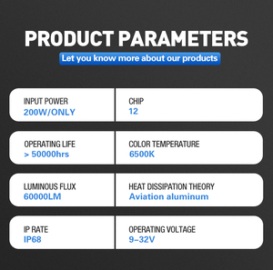 Xenplus F200 Faro LED de Alta Potencia Canbus 400w H4 60000 Lúmenes H4 H7 LED 200w H1 9005 Faro LED Ajustable para Auto - Product Image 6