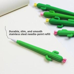 <span class=keywords><strong>Stylo</strong></span> Gel Anti-Stress Delaiwen Mignon Motif Cactus 0,5 mm – Papeterie Créative pour Étudiants – <span class=keywords><strong>Stylo</strong></span> de Signature en Forme de Figue de Barbarie - Product Image 3