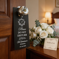 Étiquettes suspendues pour porte de chambre d'hôtel ou salle de réunion, impression personnalisée du nom et du logo, papier 300 g/m², « Ne pas déranger »