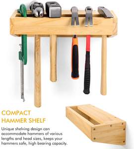 Organizador <span class=keywords><strong>de</strong></span> Destornilladores, Organizador <span class=keywords><strong>de</strong></span> Alicates, Soporte para Martillos, Organizador <span class=keywords><strong>de</strong></span> <span class=keywords><strong>Herramientas</strong></span> Montado en la Pared, Soportes <span class=keywords><strong>de</strong></span> Madera para <span class=keywords><strong>Herramientas</strong></span> - Product Image 6