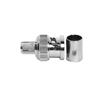 Kits d'adaptateur coaxial RF en laiton de haute qualité BNC connecteur femelle cuivre pour adaptateur de talkie-walkie Motorola Stock d'usine