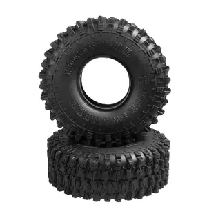 OEM 1.9 Inch Wheel Rubber Tires Rims For TRX-4 SCX10 D90 1:10 RC Crawler RC Car Parts