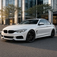 Jante en alliage forgé 5x112 à rayons profonds concaves, finition noir mat, compatible avec BMW Série 4 F32 F36
