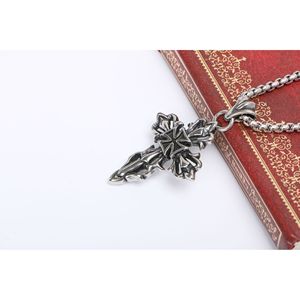 yunnique Stainless Steel <b>Cross</b> Pendant Necklace Unisex Party Jewelry Geometric Design GZYP-0535 - Product Image 2