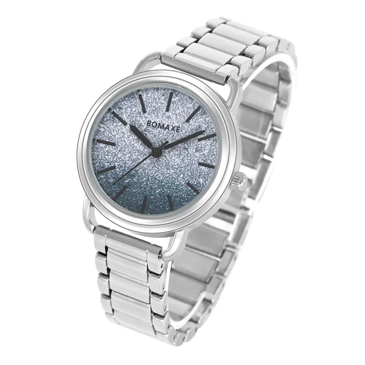 Women Watches Silver Gray Starry Female Clock Quartz Wristwatch Fashion Ladies Wrist Watch Reloj Mujer