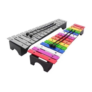 Xylophone Glockenspiel en métal coloré à 15 tons, instrument de percussion Orff pour enfants, jouet musical éducatif précoce pour enfants - Product Image 6