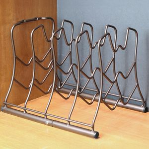 Étagère de rangement pour casseroles de <span class=keywords><strong>cuisine</strong></span>, multi-usages, fixation murale, installation fixe pour la maison, le restaurant, organisateur d'ustensiles de <span class=keywords><strong>cuisine</strong></span>, support pour casseroles - Product Image 3