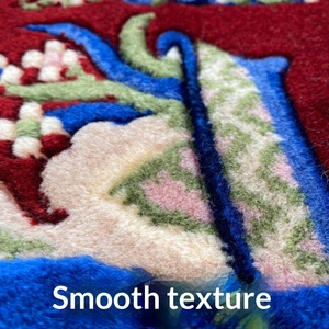 Tappeto in Lana di Nuova Zelanda Stile Etnico Tibetano, Tappeto Abbinabile per Soggiorno, Divano, Comodino, Lavabile in Lavatrice, Moderno - Product Image 2