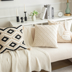 Modern Luxury Geometric Throw <strong>Pillow</strong> Cases Leaf Moroccan Decorative <strong>Pillow</strong> Covers for Sofa Couch Home <strong>Decor</strong> - Product Image 4