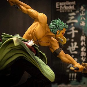 HUAYI PVC Statue Anime Action <span class=keywords><strong>Figure</strong></span> Roronoa Zoro figura tremila mondo <span class=keywords><strong>One</strong></span> Pieces Combat <span class=keywords><strong>Figure</strong></span> - Product Image 5