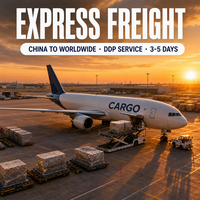Expédition aérienne rapide la moins chère DDU DDP Chine vers Russie Mumbai Global Alibaba Express Logistique internationale DHL Fedex DHL Express