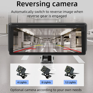 Duy nhất DIN 10.26 inch Xách Tay Xe phương tiện truyền thông máy nghe nhạc không dây Carplay 1din màn hình cảm ứng hỗ trợ BT FM Android tự động gương xe Stereo - Product Image 5