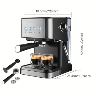 New European American 20Bar Multifunctional Smart Espresso <b>Machine</b> Touch Screen OEM Italian <b>Coffee</b> for Home Espresso <b>Machine</b> - Product Image 4