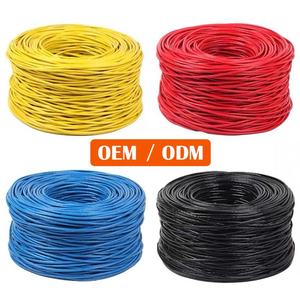 <span class=keywords><strong>สาย</strong></span><span class=keywords><strong>แลน</strong></span> Cat6 Cat6A สำหรับคลังสินค้า ความยาว 305 เมตร ทองแดงแท้ 23AWG OEM UTP FTP PoE CE RoHS ISO 9001 - Product Image 5