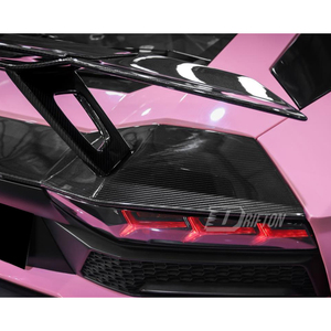 สปอยเลอร์หลังคาร์บอนไฟเบอร์แบบแห้งทรง LP750 SV สำหรับฝากระโปรงท้ายรถ Lamborghini Aventador LP700 ปี 2011-2015 - Product Image 3