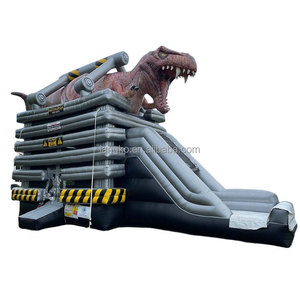 T-Rex toboggan gonflable Bounce <span class=keywords><strong>House</strong></span> Jumping Bounce Gonflable <span class=keywords><strong>Dragon</strong></span> avec une Glissière de Bouche de Travail - Product Image 2