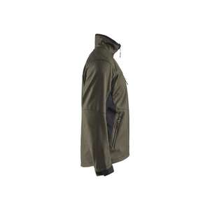 BLAKLADER - 4950251645994XL Chaqueta Softshell Verde Oliva oscuro/Negro-EAN 7330509534731 CHAQUETAS DE TRABAJO - Product Image 3