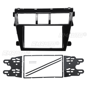 Marco embellecedor de panel de radio estéreo 2DIN para coche, kit adaptador para Toyota Vios 2007-2012, Yaris Sedán 2006+, Belta 2005-2008 - Product Image 4