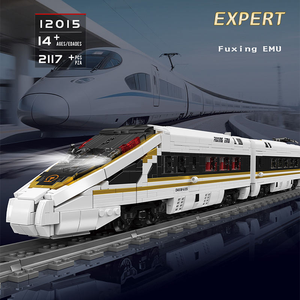 Moule roi 12015 2117 pièces Train série RC Fuxing chemin de fer à grande vitesse bloc de construction modèle technique jouets éducatifs Festival cadeau - Product Image 2