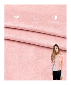 Bán Chạy Vải Da Lộn Giả Da Lộn Dệt Kim Hai Mặt Tái Chế Được Dùng Cho Quần Áo - Product Image 1