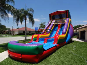 Tobogán de Castillo de Casa de salto inflable de dibujos animados de estilo moderno/<span class=keywords><strong>castillos</strong></span> <span class=keywords><strong>hinchables</strong></span> de Happy Hop/tobogán seco inflable de <span class=keywords><strong>tres</strong></span> toboganes a la venta - Product Image 6