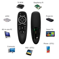 G10S Pro BT Air Mouse con Control por Voz y Sensor de Giro, Control Remoto Inteligente Inalámbrico de 2.4GHz para X96 H96 MAX Android TV Box