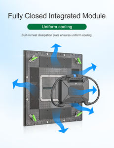 Pantalla LED para Exteriores C-Smart Series IP67 Impermeable Ligera 500x500mm Módulo Integrado Completamente Cerrado P3.91 P4 P5 - Product Image 4