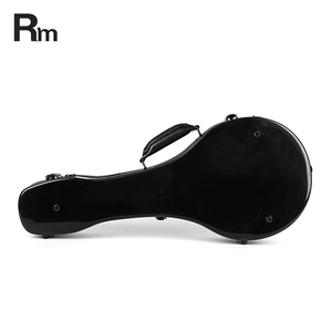 Etui pour instruments de musique noir personnalisé étui rigide rond en fibre de verre gris avec thème arc-en-ciel pour sacs et étuis d'instruments - Product Image 2