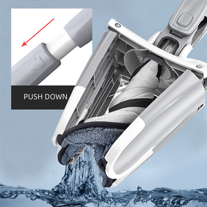 Mocio a pavimento piatto tipo <span class=keywords><strong>X</strong></span> mocio in microfibra facile da installare pulizia mocio leggero e conveniente - Product Image 2