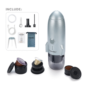 Machine à café portable électrique 3-en-1 - Cafetière expresso sans fil avec pompe chauffante <span class=keywords><strong>pour</strong></span> la maison et les voyages - Product Image 3