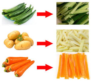 Machine à couper les frites et les bâtonnets de pommes de terre en acier inoxydable avec moteur 220/380V Garantie 1 an - Product Image 4