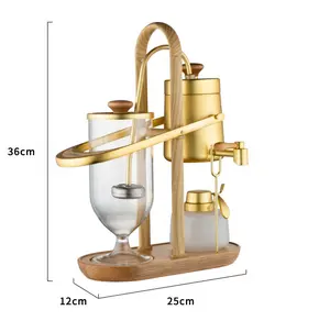 Diguo Verre Borosilicate Royal Équilibrage Siphon Cafetière Belgique Siphon Cafetière Ensemble