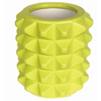 Rouleau en mousse de Pilates et de yoga haute densité, solide et durable, pour la relaxation musculaire du corps entier avec exercices en maille