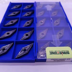 VNGG160401 VNGG160402 Inserts de coupe de précision pour le nettoyage des coins à <span class=keywords><strong>petit</strong></span> <span class=keywords><strong>angle</strong></span> de relief R0.1 R0.2 pour l'acier et l'acier inoxydable - Product Image 2