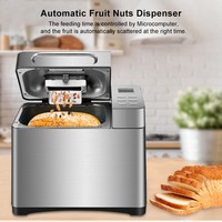 Produsen Profesional Mesin Pembuat Roti Otomatis dengan Pengaduk dan Fermentasi dari Baja Tahan Karat untuk Pembuatan Roti di Rumah.