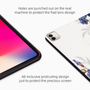 Funda para Tablet con Diseño Artístico de Flores, Plegable, con Soporte, Protectora para <span class=keywords><strong>Realme</strong></span> <span class=keywords><strong>Pad</strong></span> 3 11.61" - Product Image 4