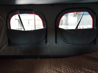 Yurt de luxe imperméable quatre saisons avec auvent à ouverture rapide en toile et tissu Oxford pour la plage et le camping toute l'année