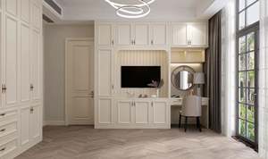 Armoire en bois massif classique, armoire de luxe, meubles de chambre à coucher, meubles de maison, armoire de chambre à coucher, placard - Product Image 6