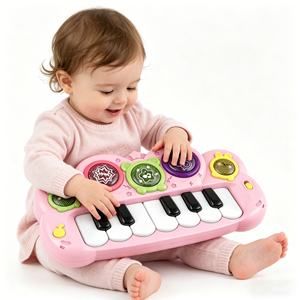 Juguetes Musicales de Piano para Bebés de 6 a 12 Meses, Juguetes Musicales con Luces para Bebés, Aprendizaje Temprano, Teclado de Piano Educativo para Bebés - Product Image 3