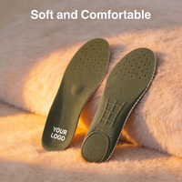Semelles intérieures double couche en EVA absorbant les chocs avec base antidérapante Pebble Grip, coussin sportif personnalisé avec logo pour la course et le basketball